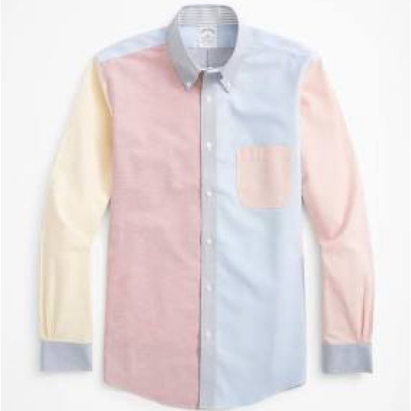 Brooks Brothers Regent Fit Multi Color Long Sleeve Button Down Shirt - Picture 1 of 8